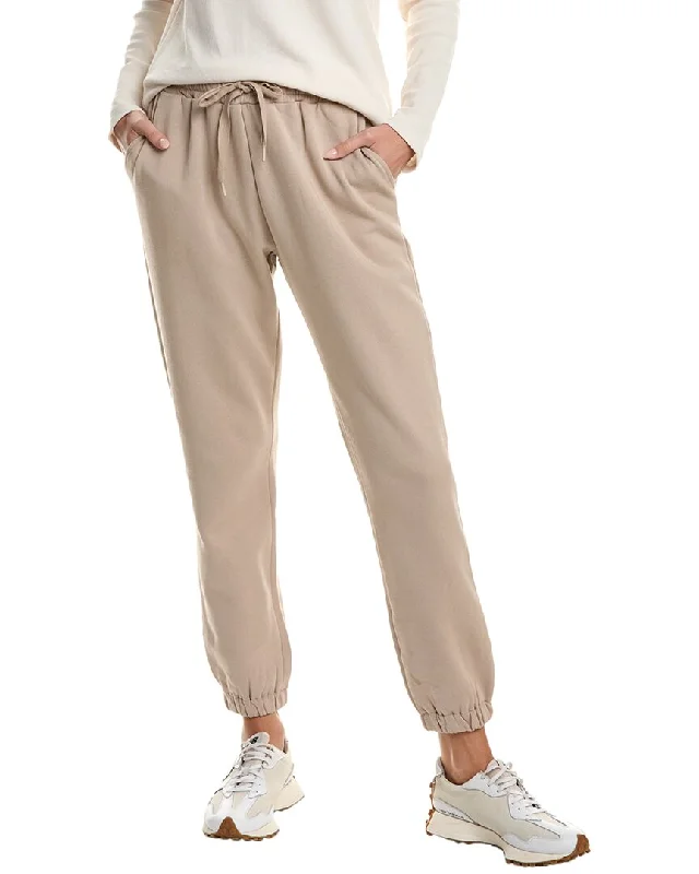 Comfortable Yoga Shorts for All Levels -THE UPSIDE Silvermoon Blake Track Pant