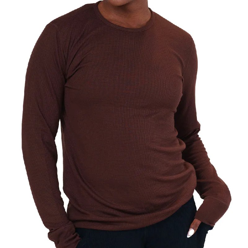 Versatile Yoga Tops for All Types of Yoga -Thermal | Brown