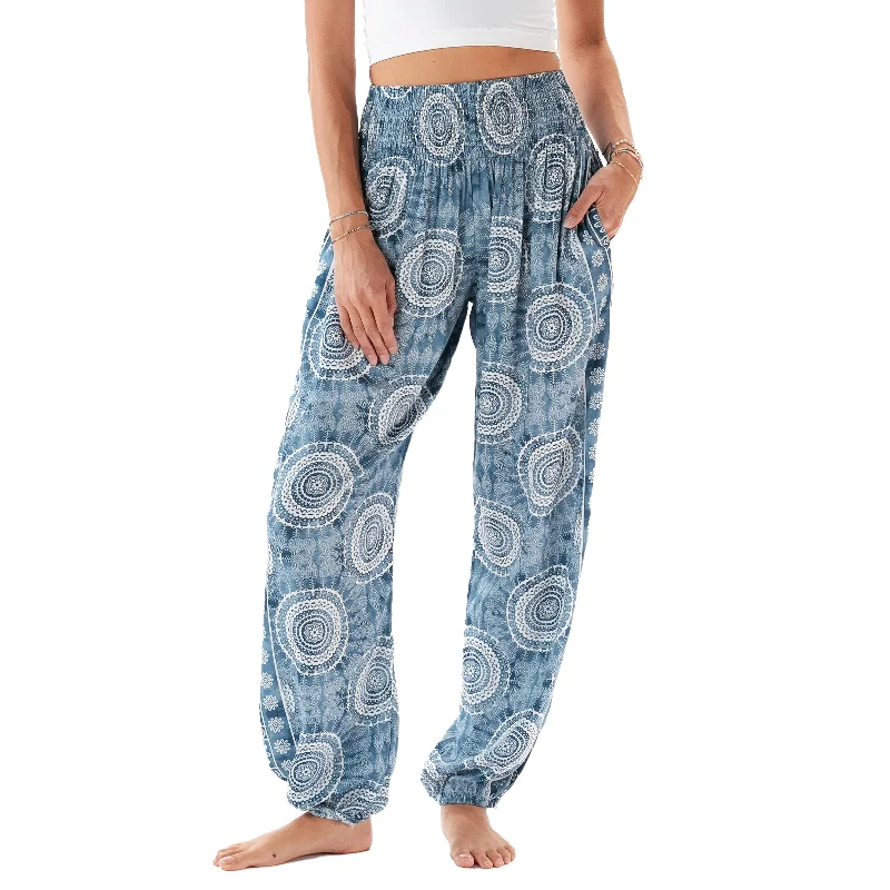 Comfortable Fit Yoga Pants for Flexibility -Tidal Harem Pants