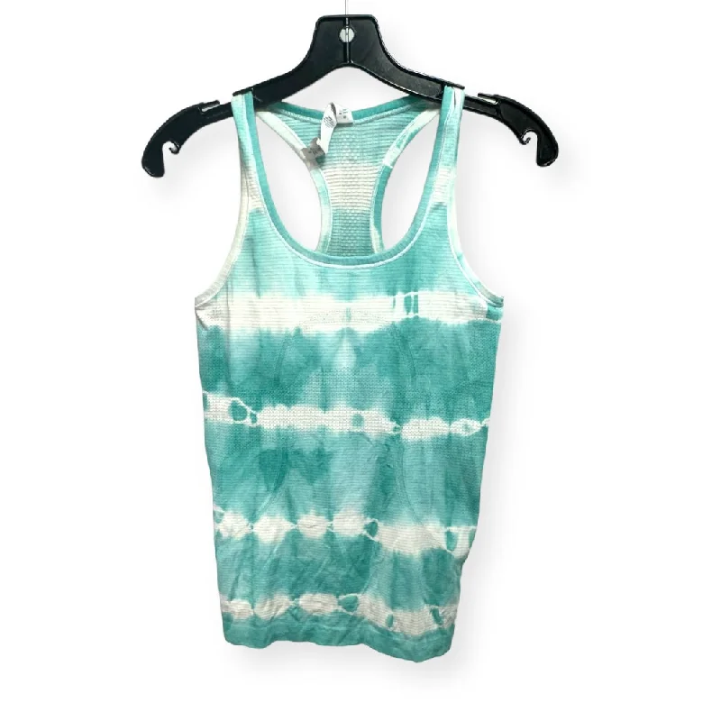 Yoga Tops for Flexibility and Stretch -Tie Dye Print Athletic Tank Top Lululemon, Size 4