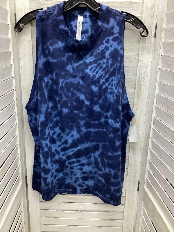 Women's Yoga Tops for Daily Wear -Tie Dye Print Athletic Tank Top Lululemon, Size 6