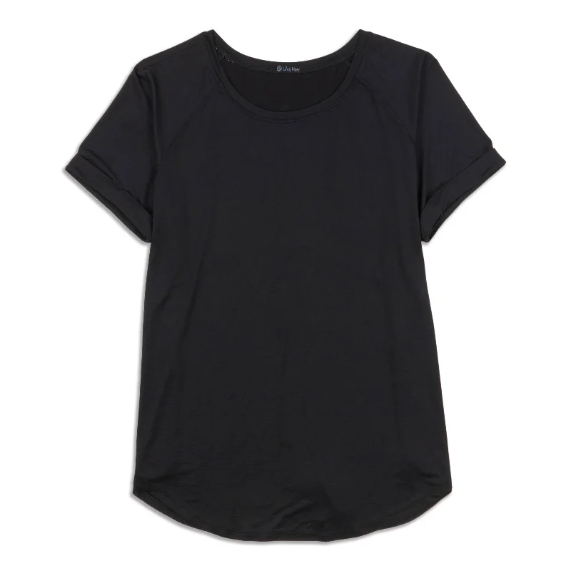 Yoga Tops for Support and Comfort in Class -Tied & True Tee - Resale