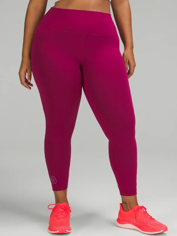 Seamless High-Waisted Yoga Pants -lululemon // CorePower Wunder Train High-Rise Tight 25"