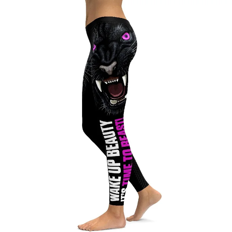 Comfortable Fit Yoga Pants for Flexibility -Time to Beast Leggings