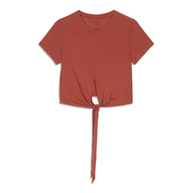 Yoga Tops with Spaghetti Straps for Breathability -Time To Restore Short Sleeve Shirt - Resale Yoga Tops with Spaghetti Straps for Breathability -Time To Restore Short Sleeve Shirt - Resale