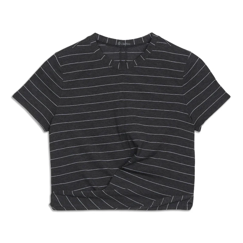 Yoga Tops with Relaxed Fit for Comfort -Time To Restore Short Sleeve Shirt - Resale