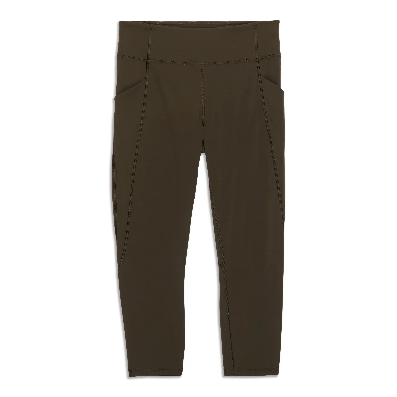 Yoga Pants for Warm-Up and Cool Down -Time To Sweat Crop - Resale