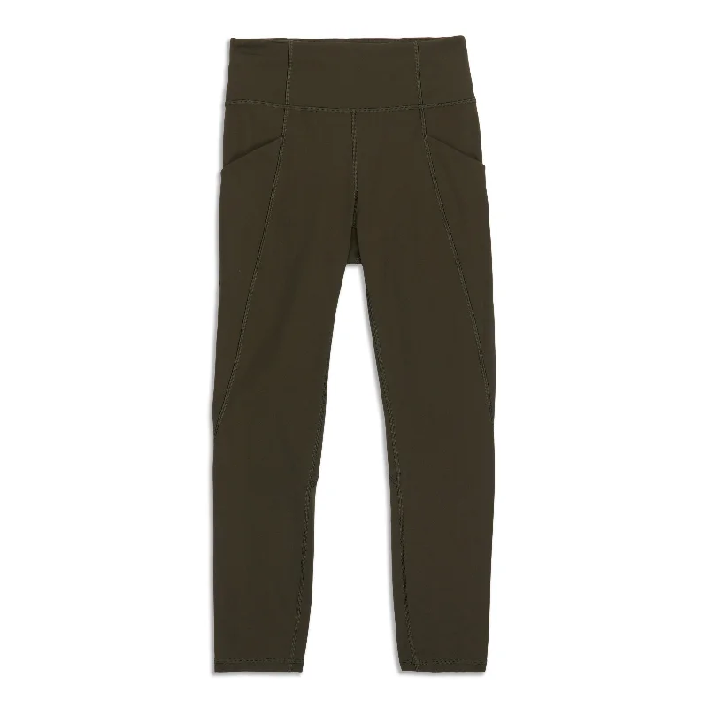 Tight Fit Compression Yoga Pants -Time To Sweat Crop - Resale