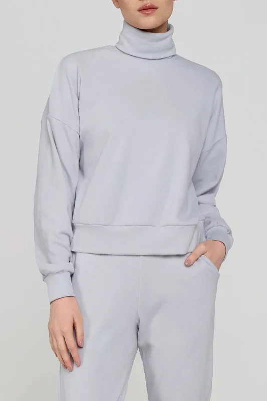 Fitted Yoga Tops for Intense Training -Tiny Dancer - Super Soft V - Rib Long Sleeve Sweater