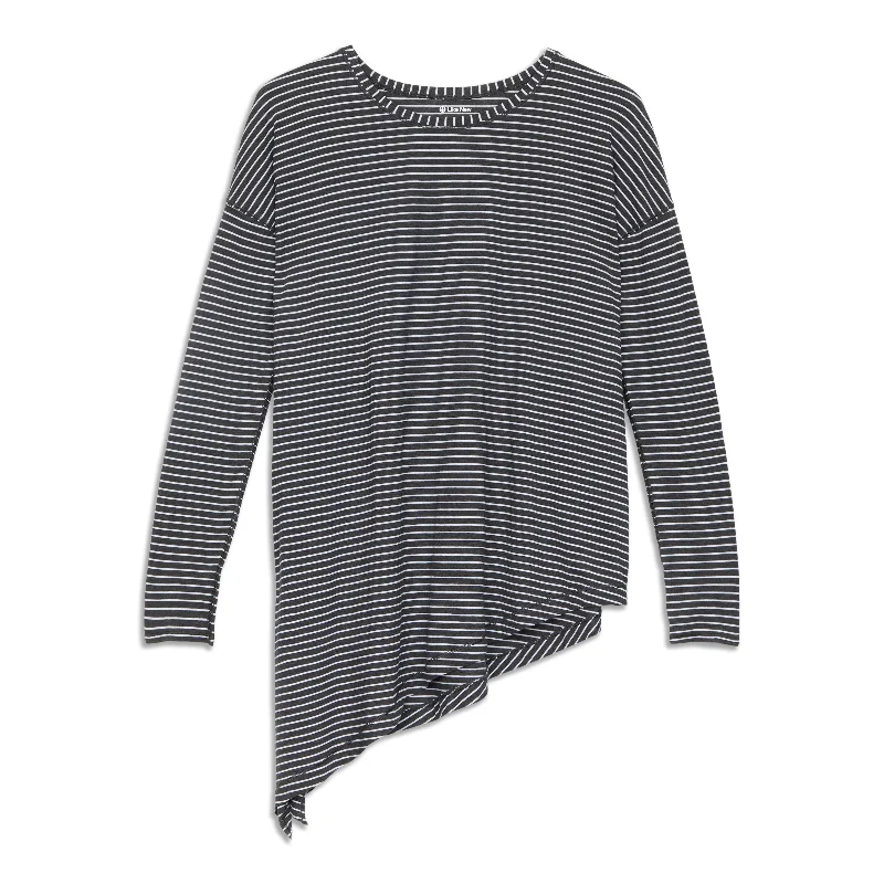 Yoga Tops for Comfort in Every Pose -To The Point Long Sleeve Shirt - Resale