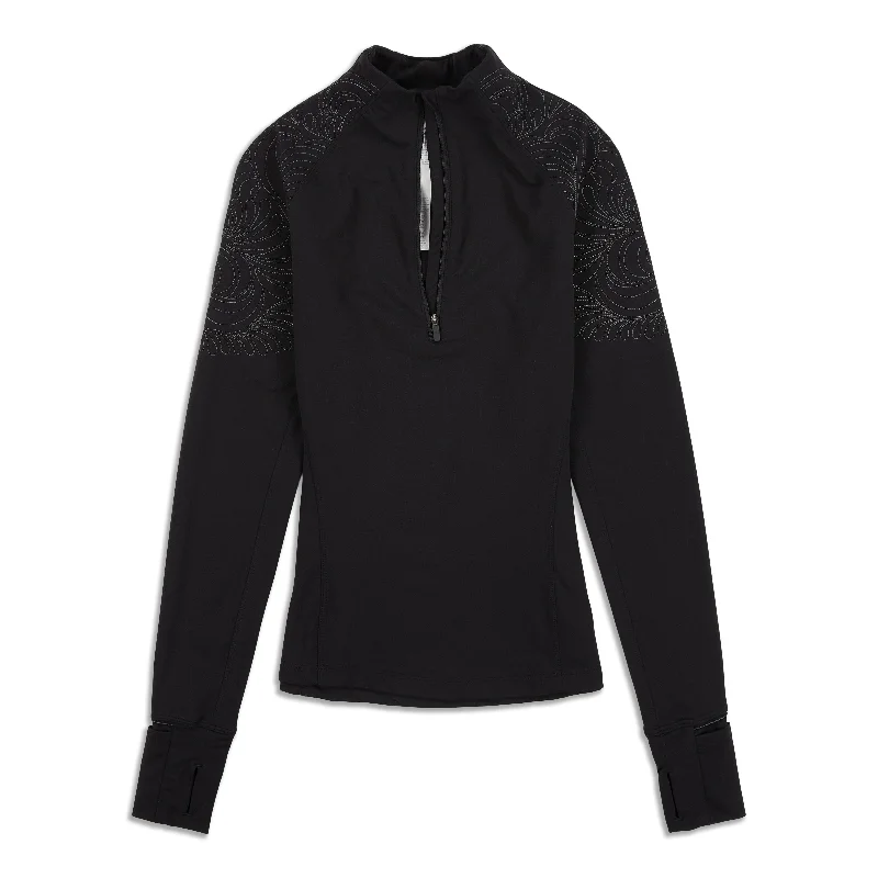 Stretchable Yoga Tops for Maximum Flexibility -Toasty Tech Zip Long Sleeve Shirt - Resale