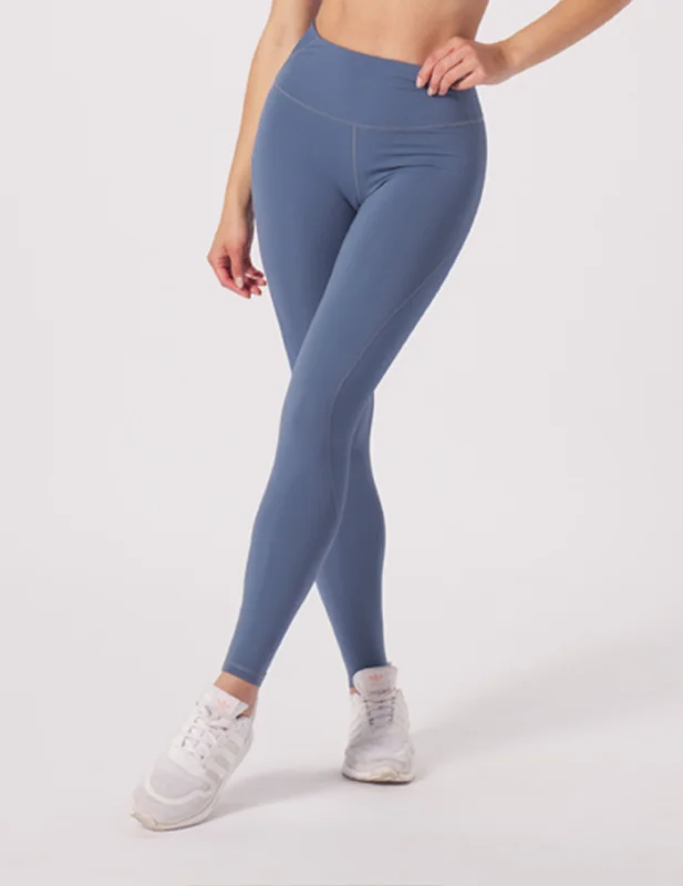 Yoga Pants for Stretching -Tone Up Legging: Washed Blue