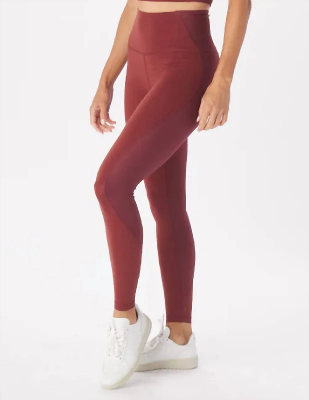Women's Yoga Shorts for Gym Use -Tone Up Leggings In Cabernet