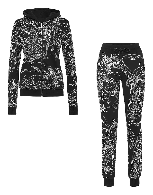 Yoga Shorts for Strength and Endurance -Tracksuit Top/Trousers Stones Skeleton tattoo Yoga Shorts for Strength and Endurance -Tracksuit Top/Trousers Stones Skeleton tattoo