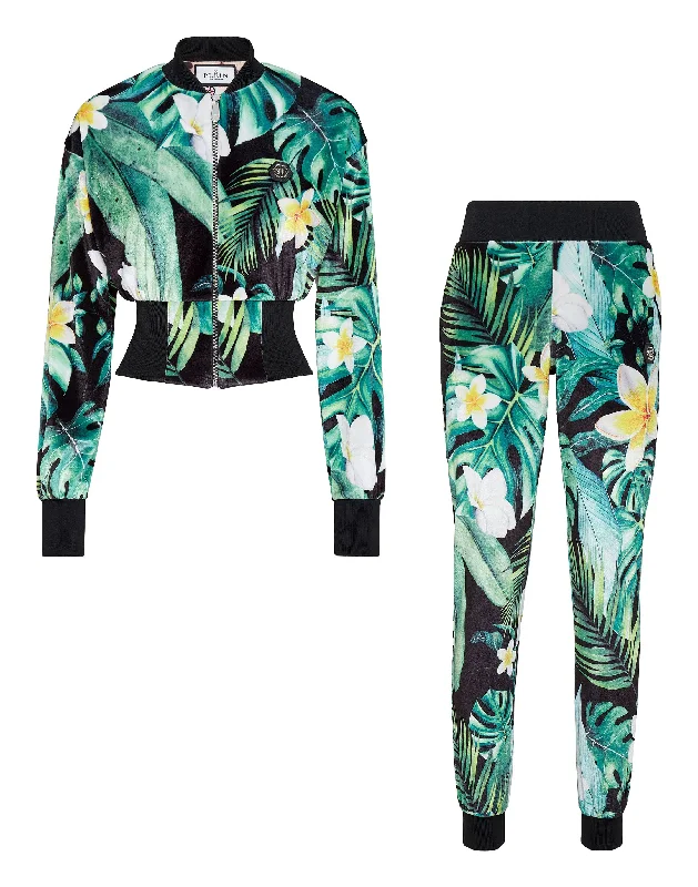 Yoga Shorts for Optimal Performance -TRACKSUIT: ZIP-UP JACKET + JOGGING PANTS HAWAII