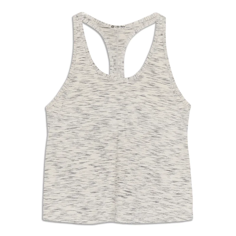 Yoga Tops for Breathability and Comfort -Train Times Tank Top - Resale