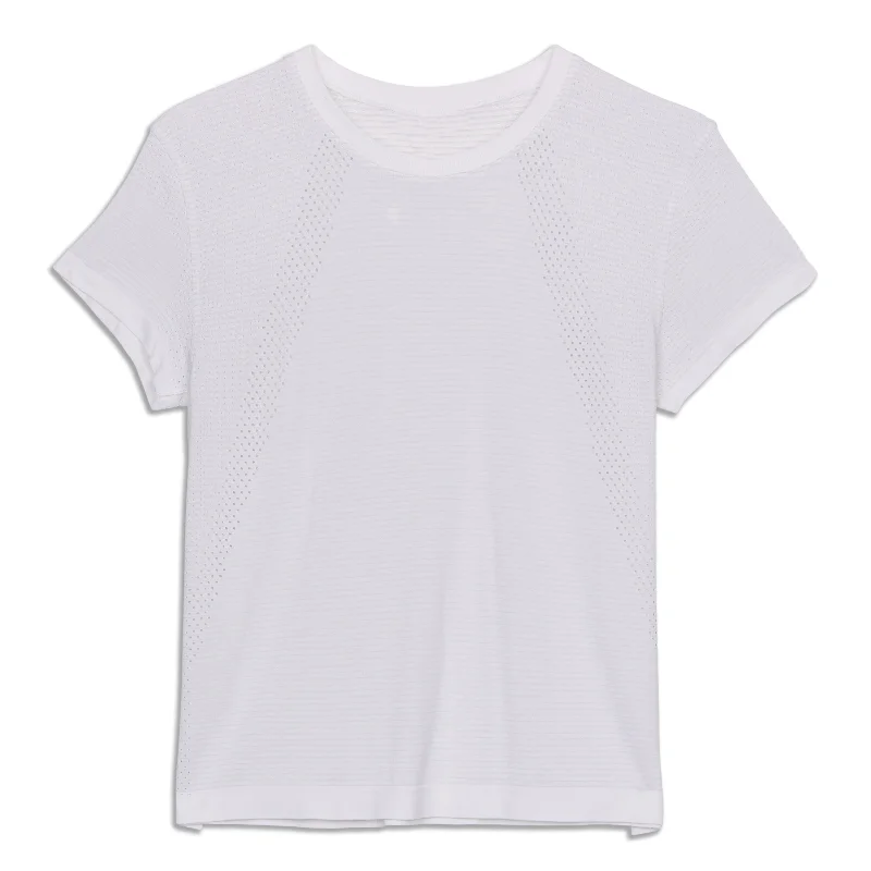 Women's Yoga Tops with Adjustable Fit for Comfort -Train To Be Short-Sleeve Shirt - Resale