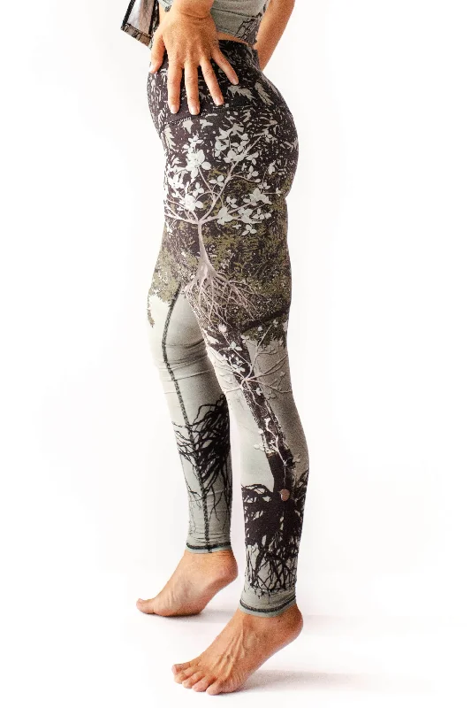 Breathable Yoga Pants for Comfort -Transformation Printed Yoga Leggings