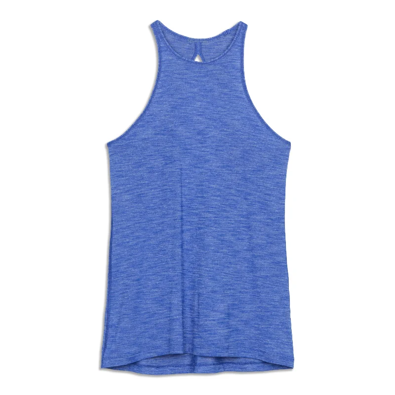Stylish Yoga Tops for Athleisure Wear -Trapeze Twist Tank Top - Resale