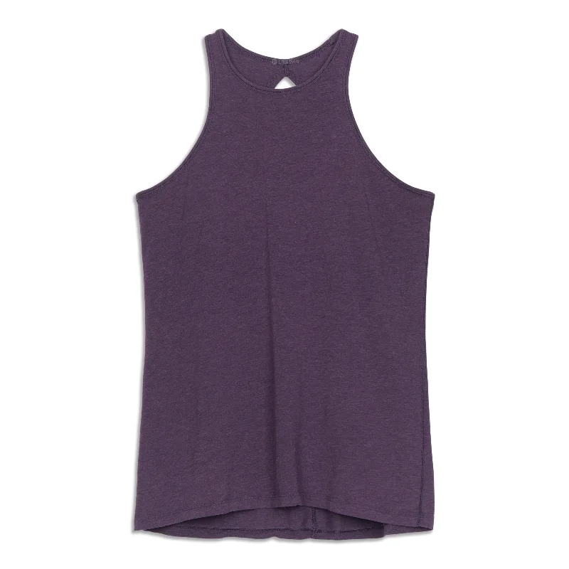 Breathable Yoga Tops for Hot Yoga Classes -Trapeze Twist Tank Top - Resale