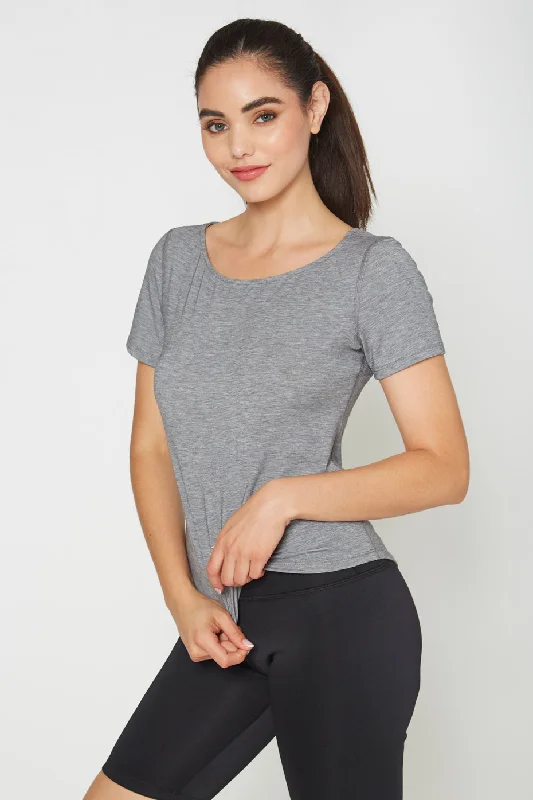 Stylish Yoga Tops for Athleisure Wear -Trophy Tee
