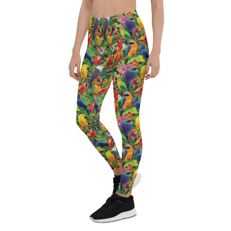 Best Performance Yoga Pants -Tropical Bird Leggings