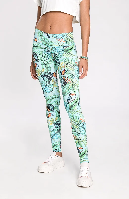 Flattering Yoga Pants for Women -Tropical RioSoft™ Leggings