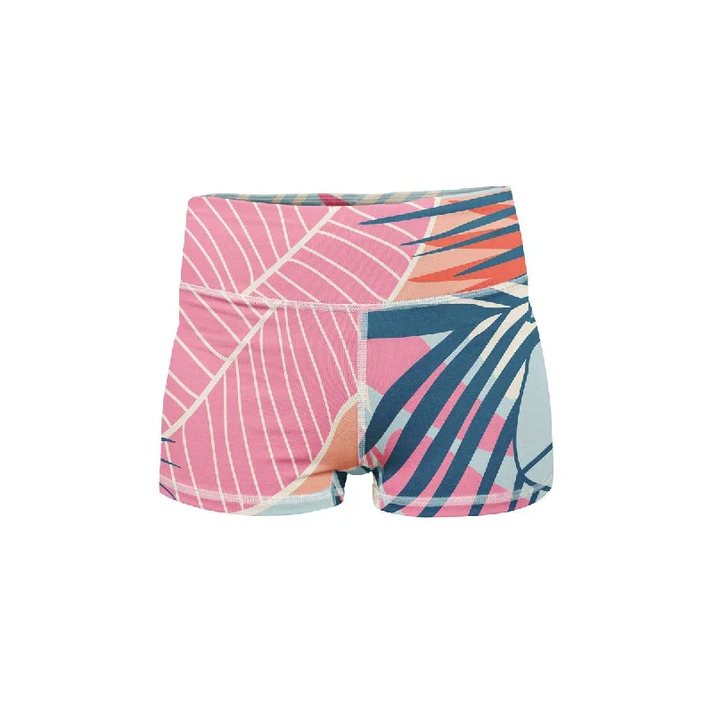 Breathable Yoga Shorts for Summer -Tropical Yoga Shorts