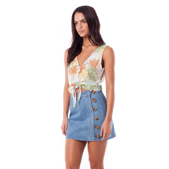 Athletic Yoga Tops for Fitness -Tropicana Top