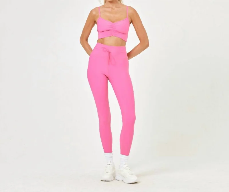 Stylish Yoga Shorts for Core Training -Turner Leggings In Taffy