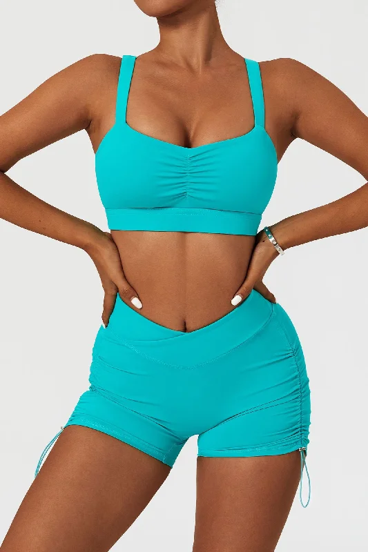 Yoga Bar with Probiotics -Twisted Multi Strap Sports Bra