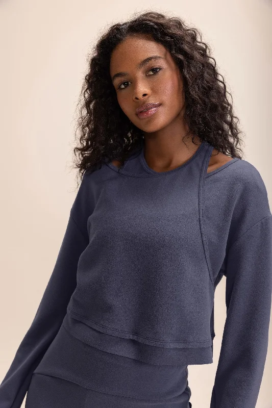 Yoga Tops for Active Women -Type Posh Sweatshirt