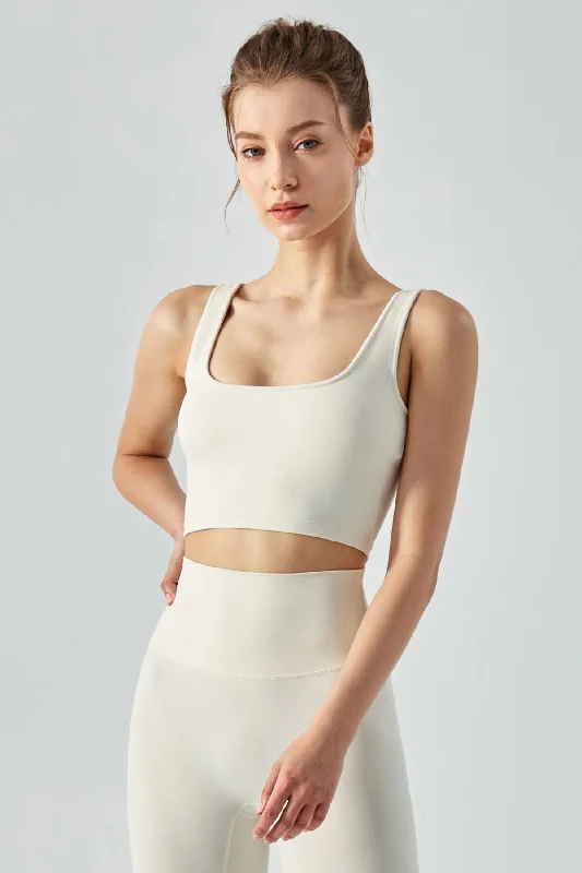 Yoga Bar with Cinnamon -U-Shape Backless Sports Bra