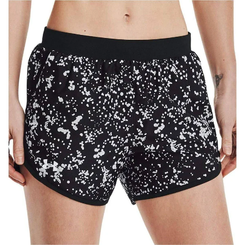Yoga Shorts for Strength and Flexibility -Under Armour Fly By 2.0 Printed Womens Running Shorts - Black Yoga Shorts for Strength and Flexibility -Under Armour Fly By 2.0 Printed Womens Running Shorts - Black