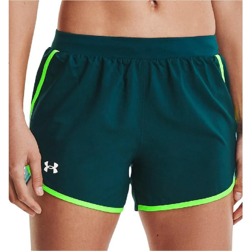 Stylish Yoga Shorts for Gym and Fitness -Under Armour Fly By 2.0 Womens Running Shorts - Green Stylish Yoga Shorts for Gym and Fitness -Under Armour Fly By 2.0 Womens Running Shorts - Green