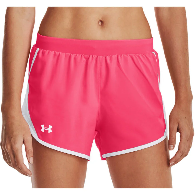 Comfortable Yoga Shorts for Stretching and Poses -Under Armour Fly By 2.0 Womens Running Shorts - Pink