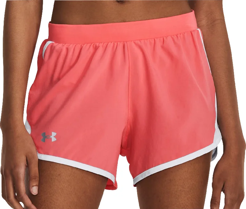High-Waisted Yoga Shorts with Tummy Control -Under Armour Fly By 2.0 Womens Running Shorts - Pink High-Waisted Yoga Shorts with Tummy Control -Under Armour Fly By 2.0 Womens Running Shorts - Pink