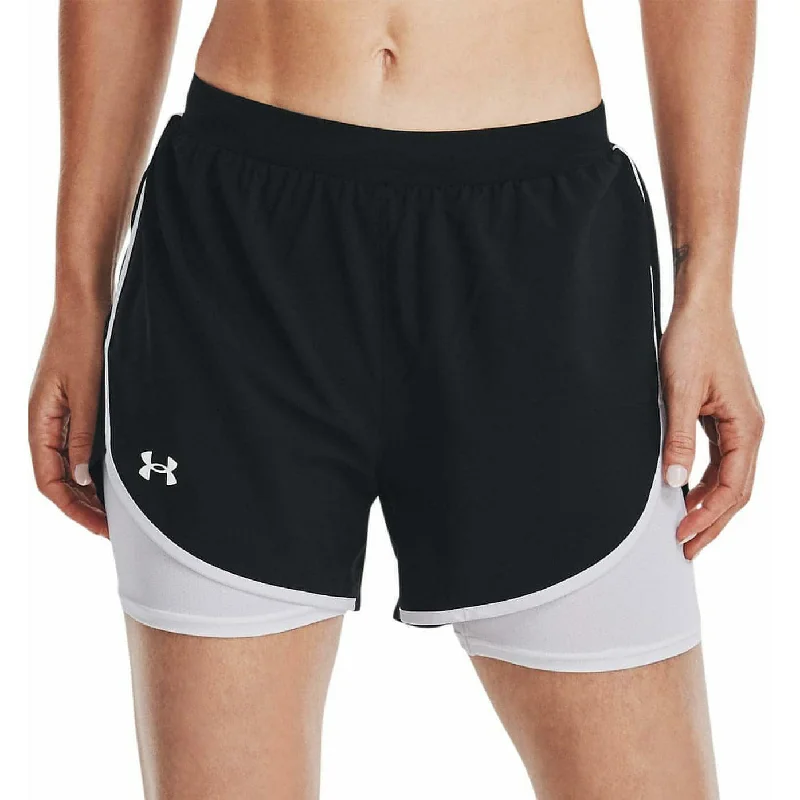 Best Yoga Shorts for Women -Under Armour Fly By Elite 2 In 1 Womens Running Shorts - Black Best Yoga Shorts for Women -Under Armour Fly By Elite 2 In 1 Womens Running Shorts - Black