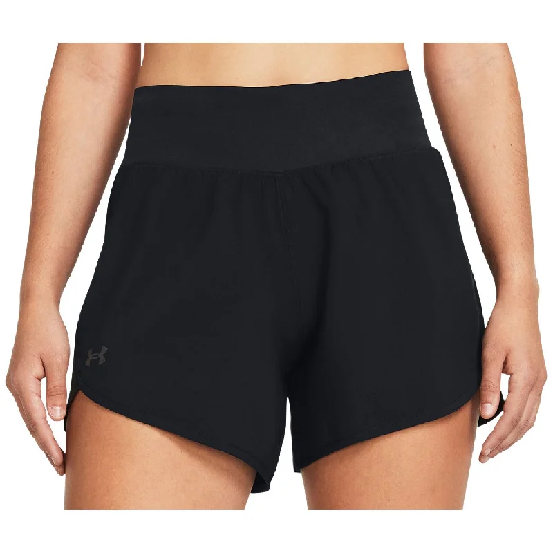 Yoga Shorts for Flexibility and Stability -Under Armour Fly By Elite 5 Inch Womens Running Shorts - Black Yoga Shorts for Flexibility and Stability -Under Armour Fly By Elite 5 Inch Womens Running Shorts - Black