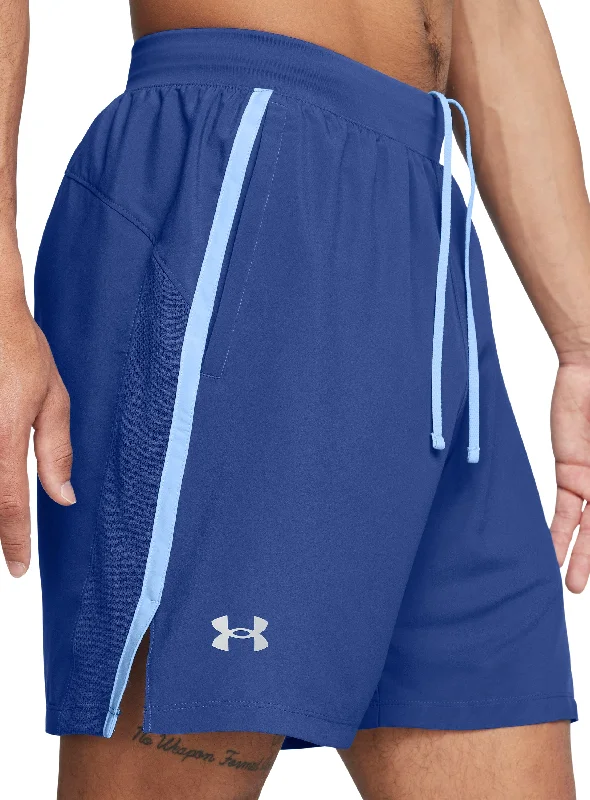 Soft Yoga Shorts for Enhanced Flexibility -Under Armour Launch 7 Inch Mens Running Shorts - Blue Soft Yoga Shorts for Enhanced Flexibility -Under Armour Launch 7 Inch Mens Running Shorts - Blue