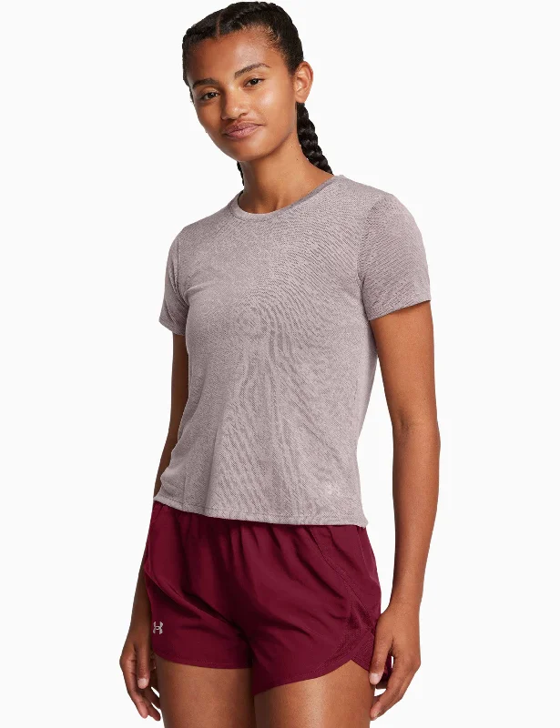 Yoga Tops for Everyday Yoga Practice -Launch Camo Short Sleeve - Tetra Grey