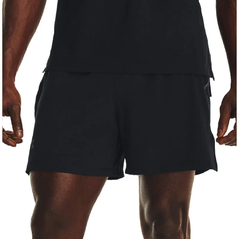 Comfortable Fit Yoga Shorts -Under Armour Launch Elite 5 Inch Mens Running Shorts - Black