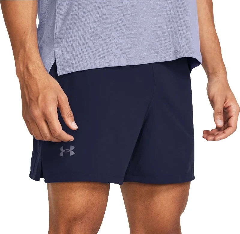 Yoga Shorts for Daily Wear -Under Armour Launch Elite 5 Inch Mens Running Shorts - Blue Yoga Shorts for Daily Wear -Under Armour Launch Elite 5 Inch Mens Running Shorts - Blue