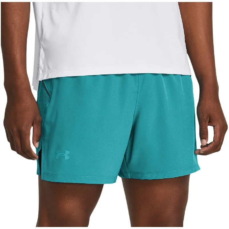 Comfortable Yoga Shorts for Quick Workouts -Under Armour Launch Elite 5 Inch Mens Running Shorts - Green Comfortable Yoga Shorts for Quick Workouts -Under Armour Launch Elite 5 Inch Mens Running Shorts - Green