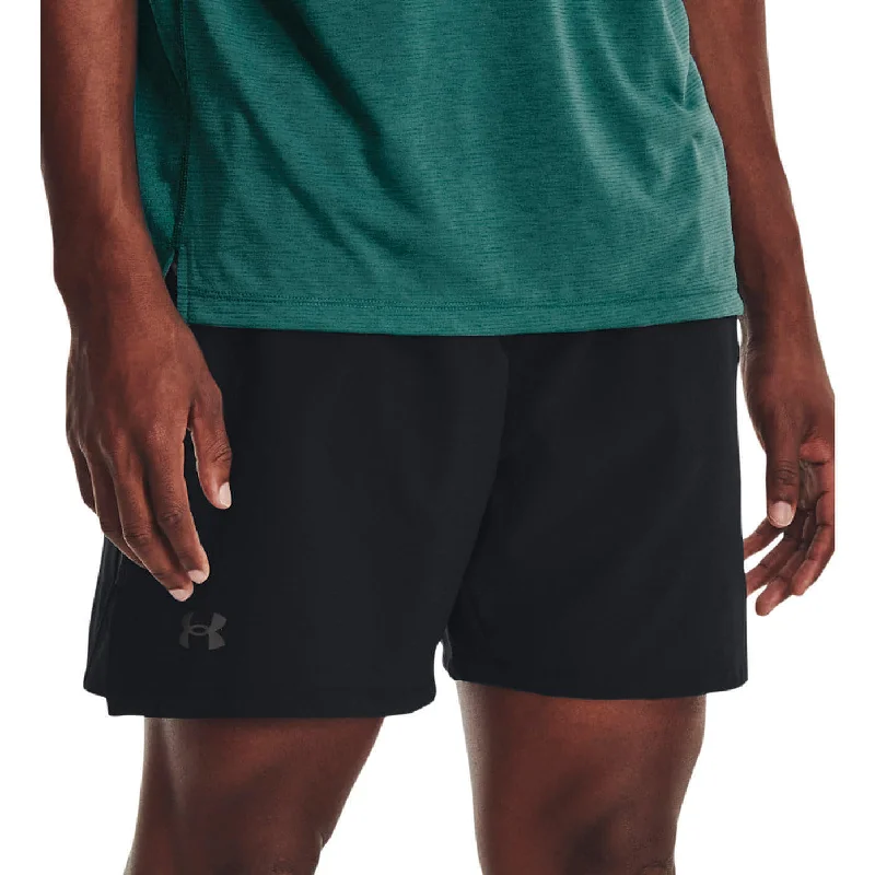 Soft Yoga Shorts for Comfortable Training -Under Armour Launch Elite 7 Inch Mens Running Shorts - Black Soft Yoga Shorts for Comfortable Training -Under Armour Launch Elite 7 Inch Mens Running Shorts - Black