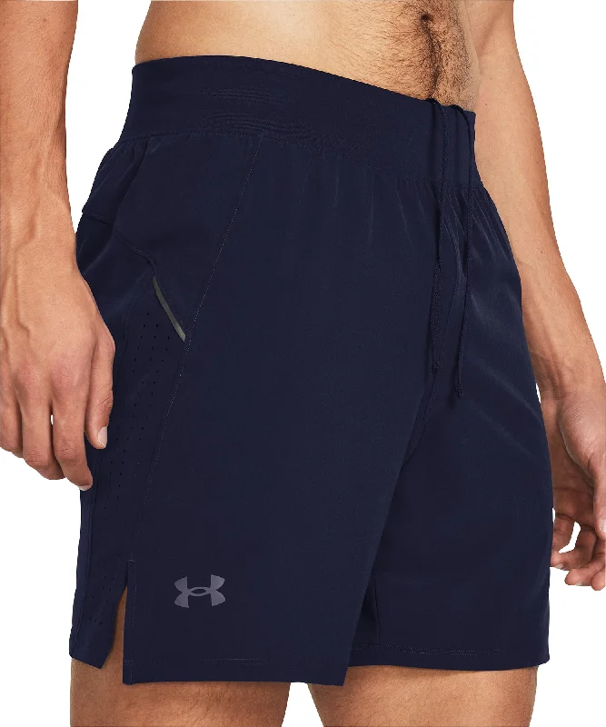Yoga Shorts with Pockets -Under Armour Launch Elite 7 Inch Mens Running Shorts - Blue Yoga Shorts with Pockets -Under Armour Launch Elite 7 Inch Mens Running Shorts - Blue