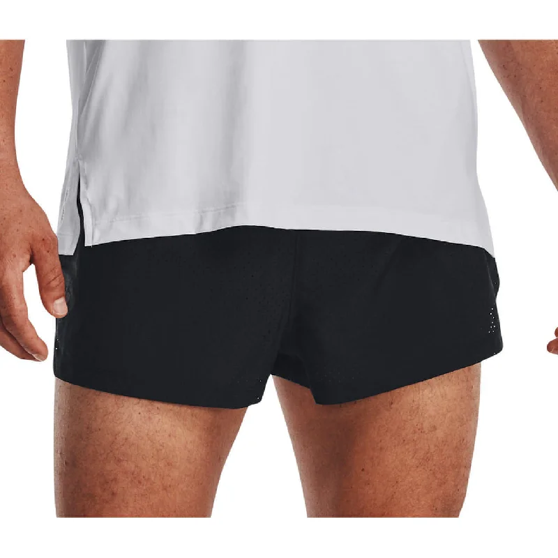 Yoga Shorts for Flexibility and Support -Under Armour Launch Split Performance Mens Running Shorts - Black Yoga Shorts for Flexibility and Support -Under Armour Launch Split Performance Mens Running Shorts - Black