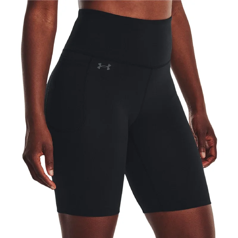 Yoga Shorts for Performance and Comfort -Under Armour Motion Womens Running Bike Short Tights - Black Yoga Shorts for Performance and Comfort -Under Armour Motion Womens Running Bike Short Tights - Black