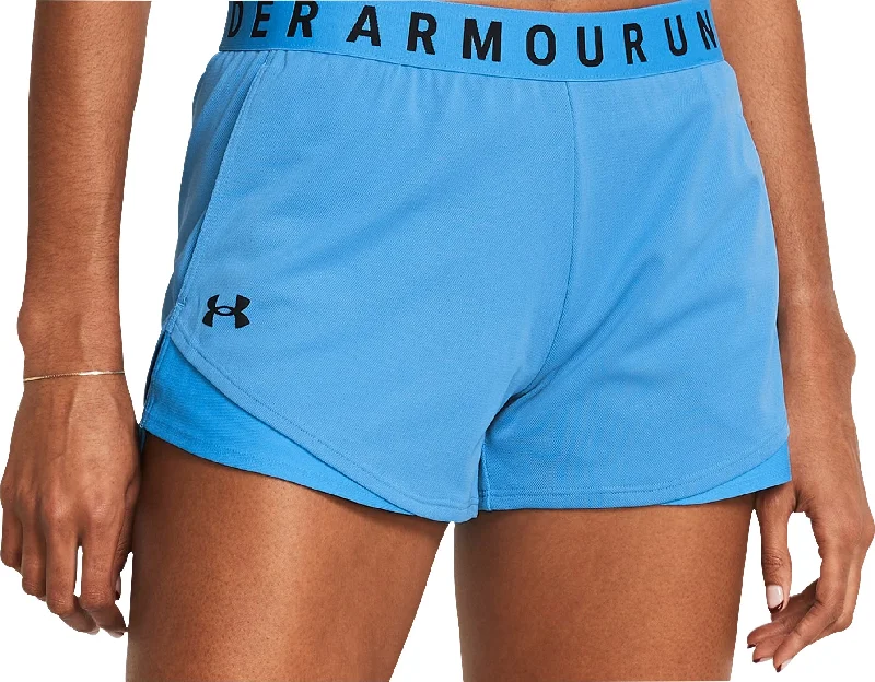 Yoga Shorts for Everyday Use -Under Armour Play Up 3.0 Twist Womens Running Shorts - Blue Yoga Shorts for Everyday Use -Under Armour Play Up 3.0 Twist Womens Running Shorts - Blue