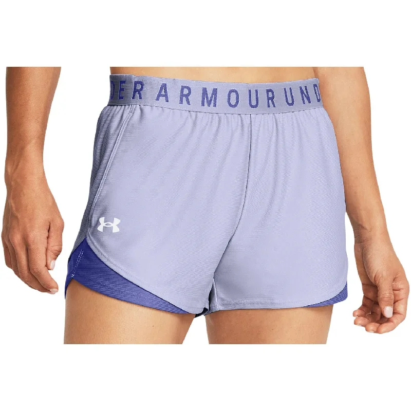Yoga Shorts for Easy Stretching -Under Armour Play Up 3.0 Womens Running Shorts - Blue Yoga Shorts for Easy Stretching -Under Armour Play Up 3.0 Womens Running Shorts - Blue